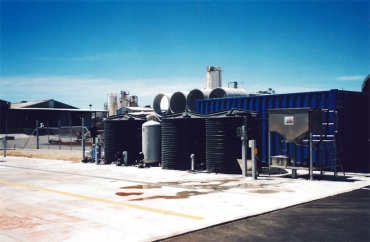Unroofed Linehaul Truck Washbay With Recyling